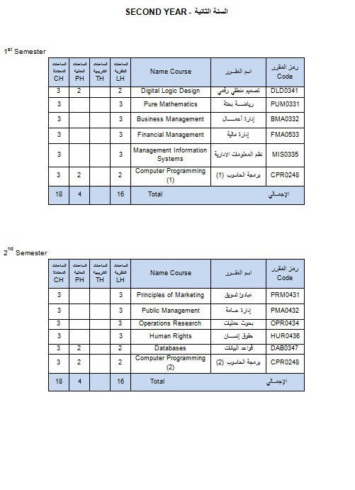 Department of Management Information Systems (MI)