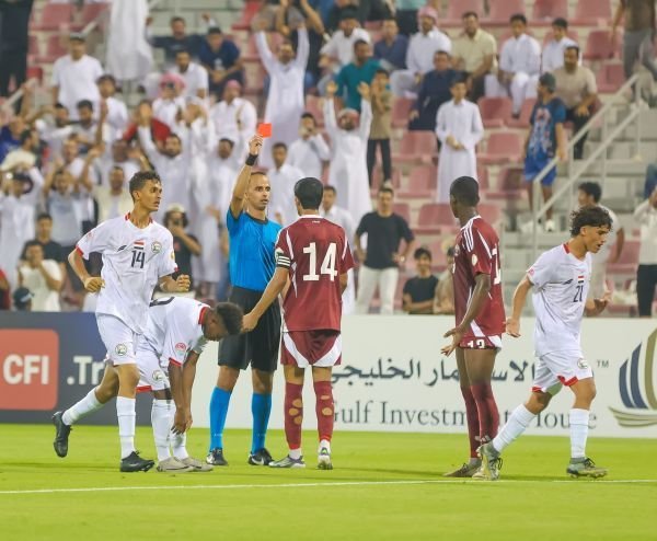 منتخب الناشئين يخسر أمام قطر في منافسة كأس الخليج