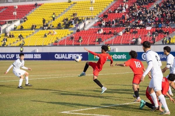 المنتخب الوطني للناشئين يفوز على قيرغيزستان بهدفين في تصفيات كأس اسيا