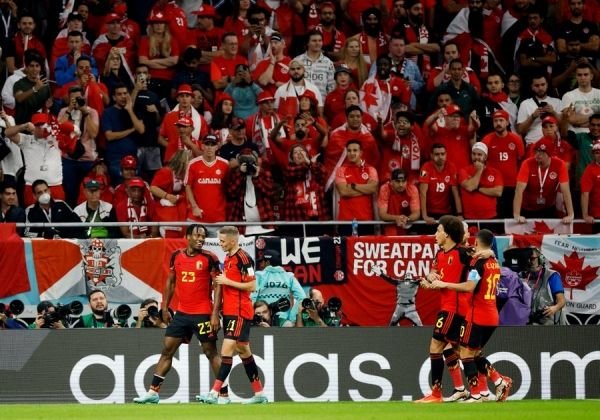 بلجيكا تتخطى كندا بشق الأنفس من بطولة كأس العالم بقطر