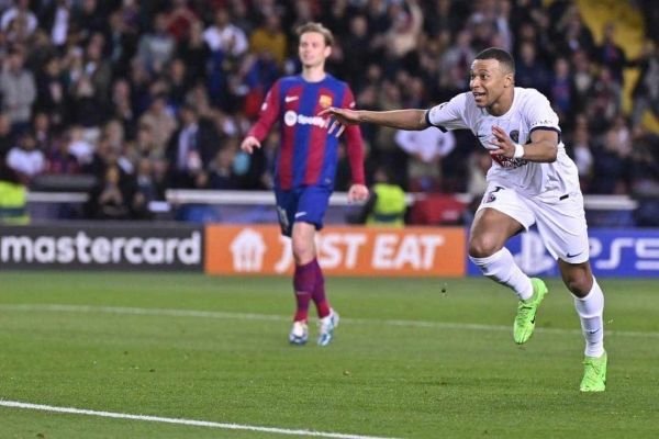 سان جيرمان يفوز 4-1 على برشلونة ويتقدم لقبل نهائي دوري الأبطال