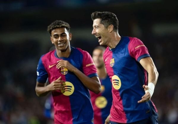 برشلونة يسحق يونج بويز بخماسية بدوري أبطال أوروبا