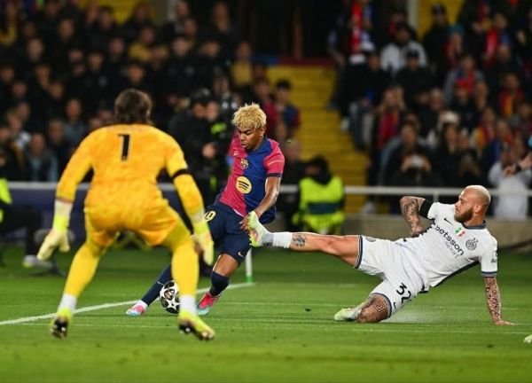 تعادل مثير بين برشلونة وإنتر ميلان 3-3 في نصف نهائي دوري الأبطال