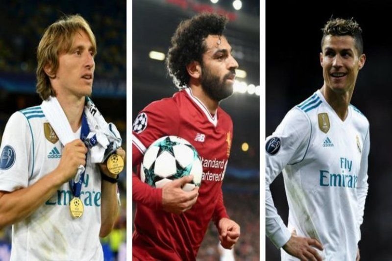 صلاح ورونالدو ومودريتش المرشحون لجائزة أفضل لاعب في العالم