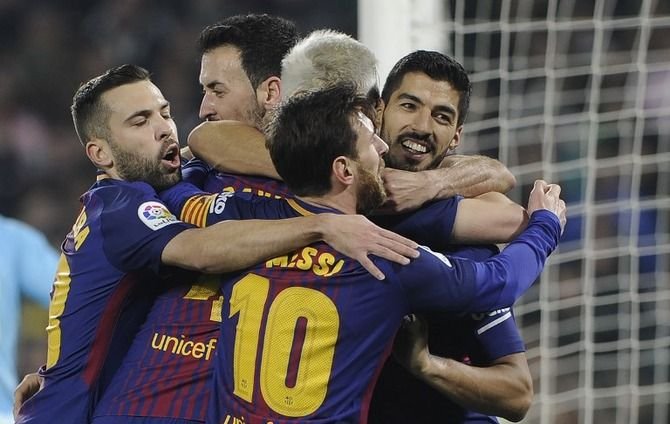 خماسية برشلونة تبخر آمال المتربصين