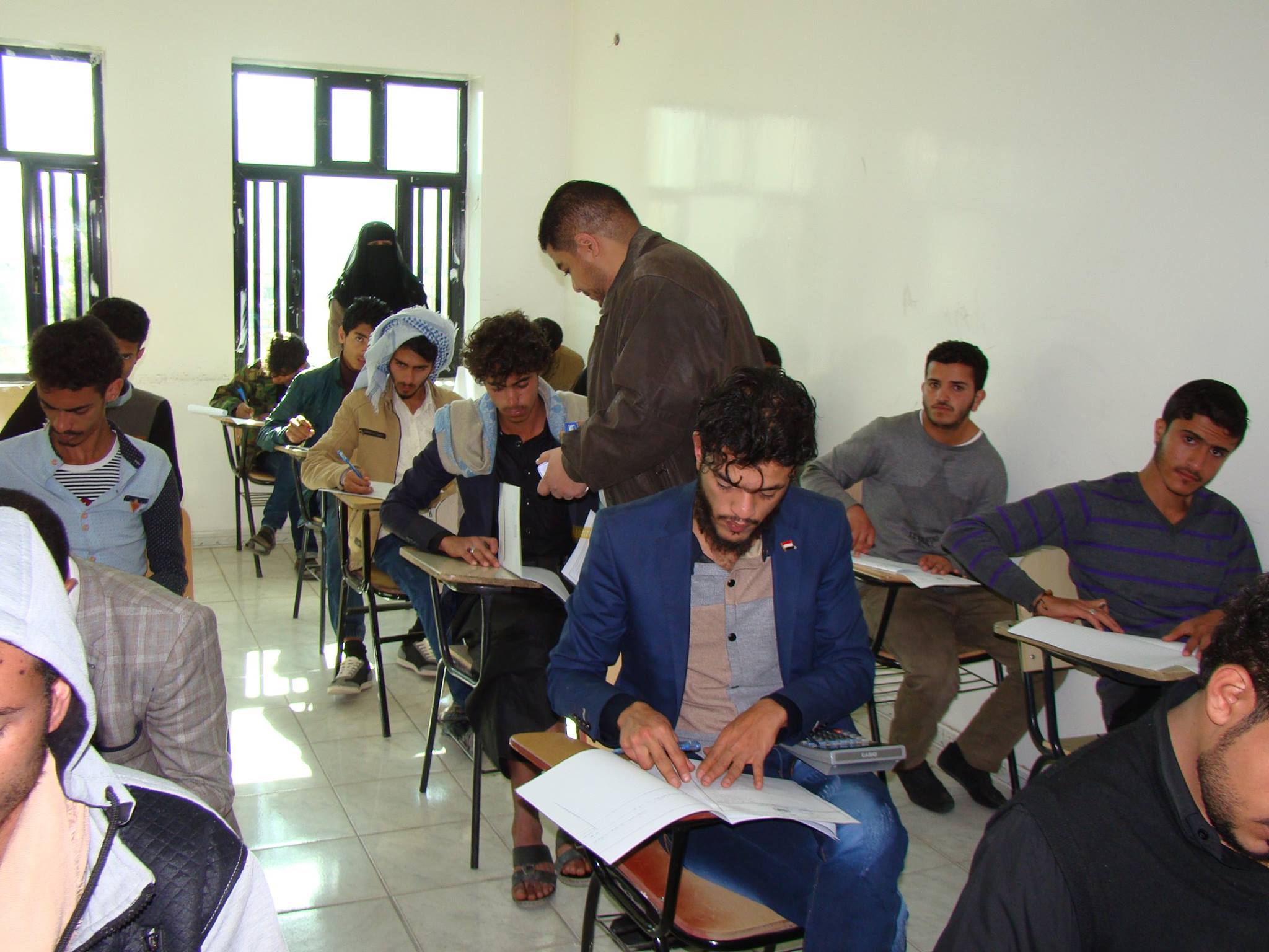 بدء امتحانات نهاية الفصل الدراسي الاول للعام الجامعي 2018/2017م