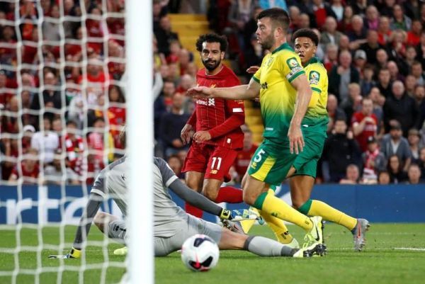 ليفربول يسحق ضيفه نوريتش سيتي في افتتاح الدوري الإنجليزي - صحيفة الجامعة