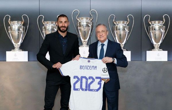 ريال مدريد يعلن تجديد عقد بنزيما حتى صيف 2023 - صحيفة الجامعة