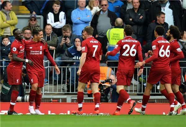 ليفربول يقهر توتنهام ويتربع على عرش الدوري اللإنجليزي - صحيفة الجامعة