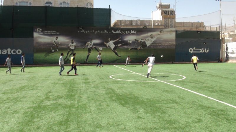 نشاط كرة قدم بين كليات الجامعة المختلفة مارس 2018