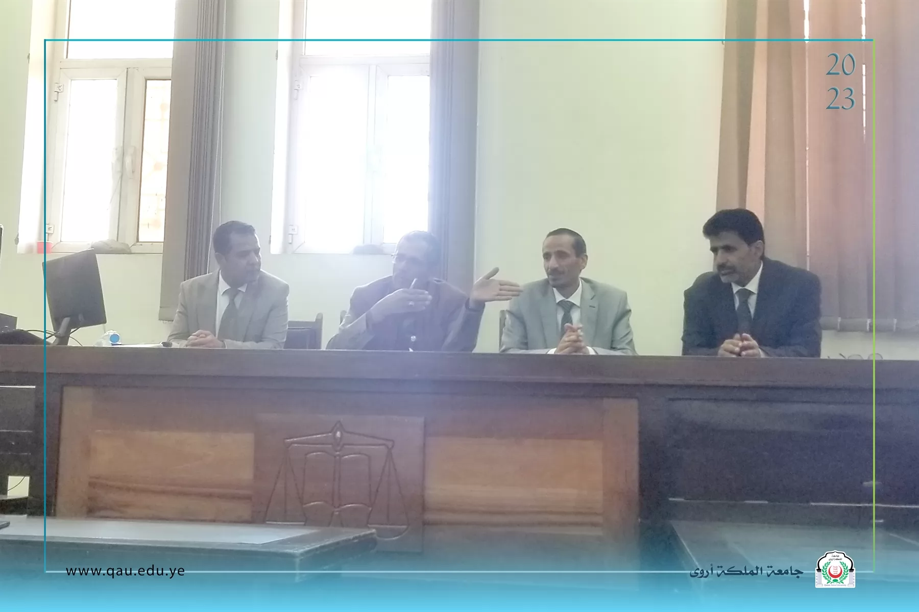 Queen Arwa University Law School students attend Sana 'a Commercial Court hearings