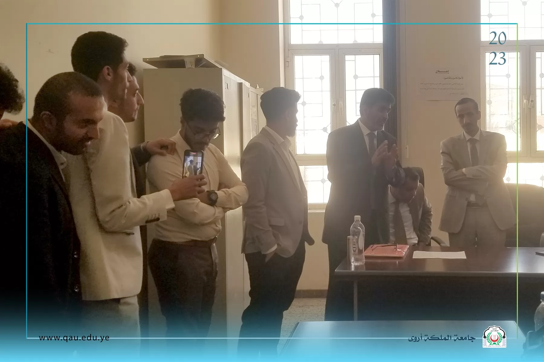 Queen Arwa University Law School students attend Sana 'a Commercial Court hearings